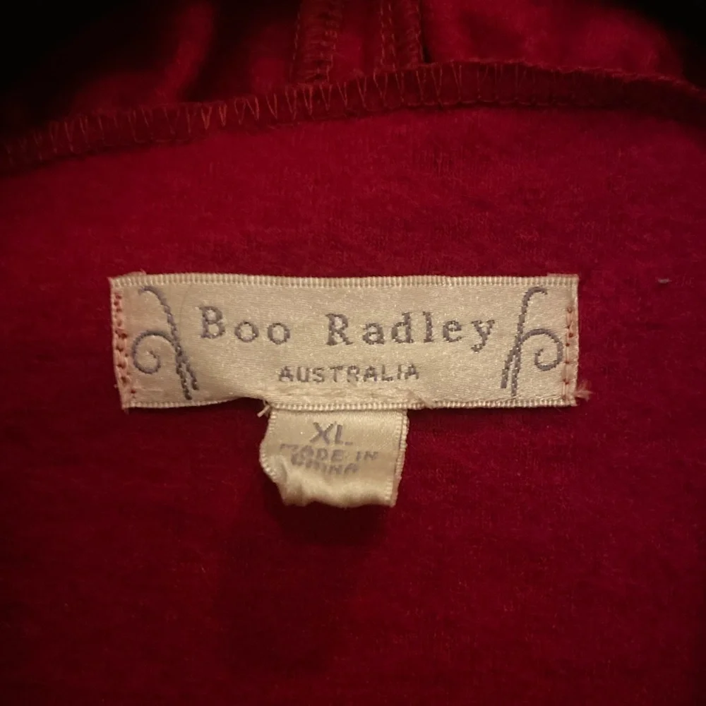 Women’s Boo Radley Red Ruffle Jacket - Picture 2 of 3